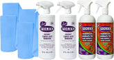FOLEX Instant Carpet Spot Remover Carpet Cleaner and Hardwood, Laminate, Tile & Floor Cleaner with 4x Reusable Cleaning Cloth Bundle - 2 Pack