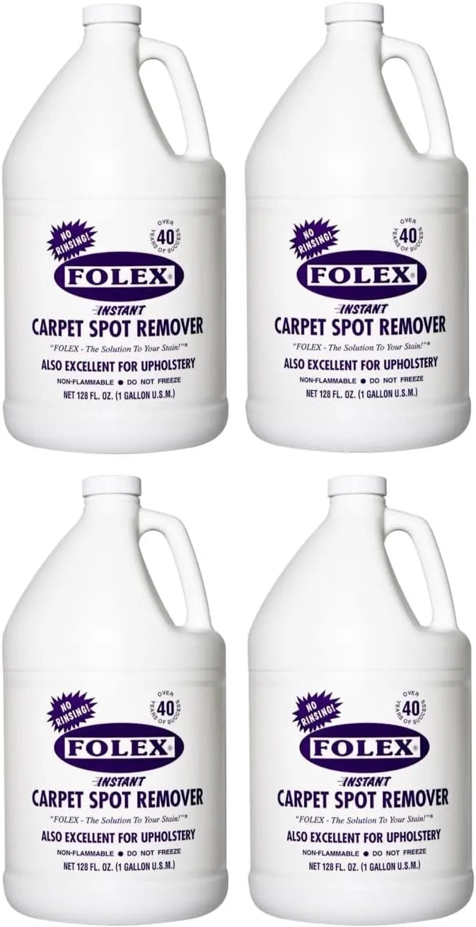 FOLEX Instant Carpet Spot Remover, 128oz, Pack of 4